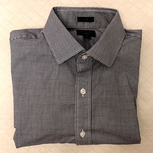 JCrew Ludlow Wrinkle-Free Button-Down / Dress Shirt in navy gingham